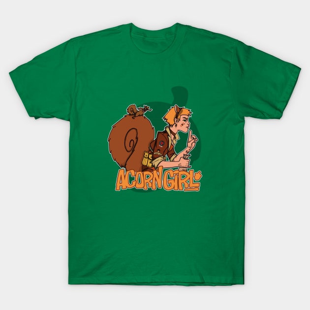 Acorn Girl T-Shirt by SwittCraft